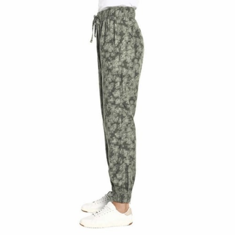 ORVIS Jogger Pants Women XL Green Digital Camo Tencel Lyocell Relaxed Travel NWT - Picture 3 of 12